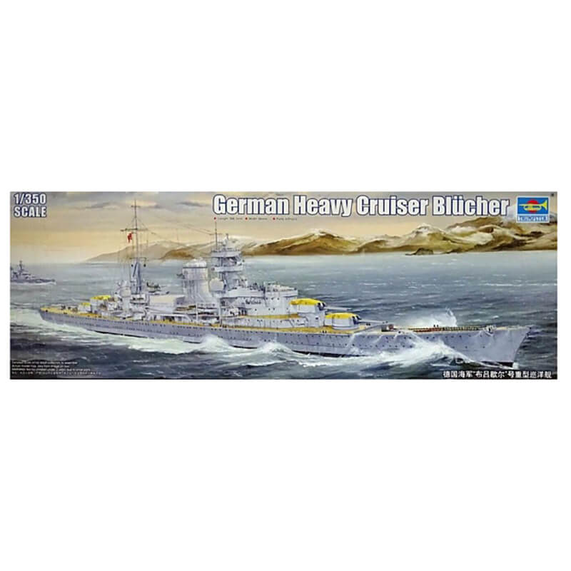Trumpeter 1/350 German Heavy Cruiser Blucher Kit