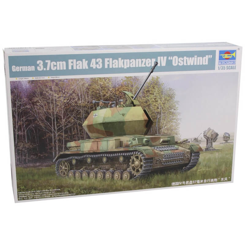 Trumpeter 1/35 German 3.7cm Flak 43 Flakpanzer IV "Ostwind" Kit