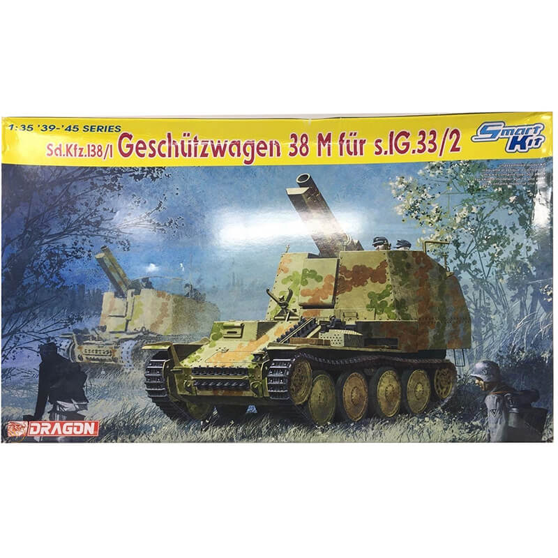 Dragon 1/35 Sd.Kfz.138/1 Geschutzwagen 38 M fur s.IG.33/2 Kit