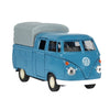 Welly 1/34 Volkswagen T1 Double Cabin Pick Up (Soft-Top) (Blue)