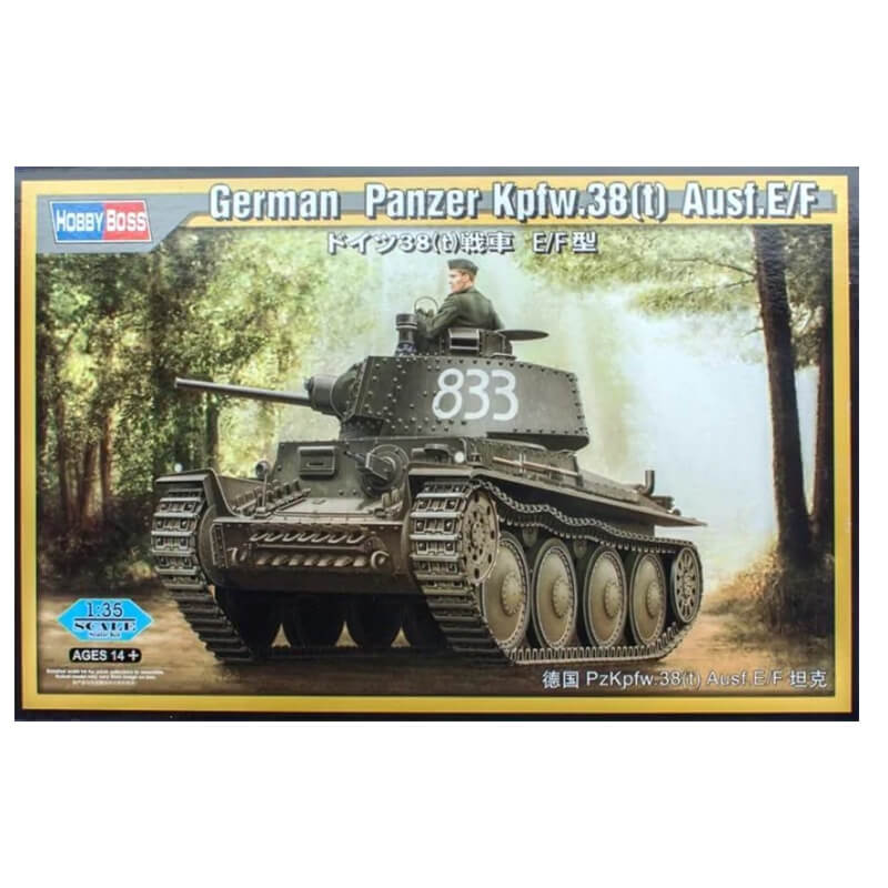 HobbyBoss 1/35 German Panzer Kpfw.38(t) Ausf.E/F Kit