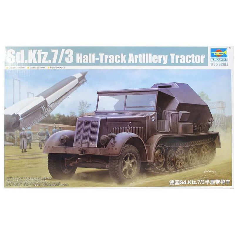 Trumpeter 1/35 Sd.Kfz.7/3 Half-Track Artillery Tractor Kit
