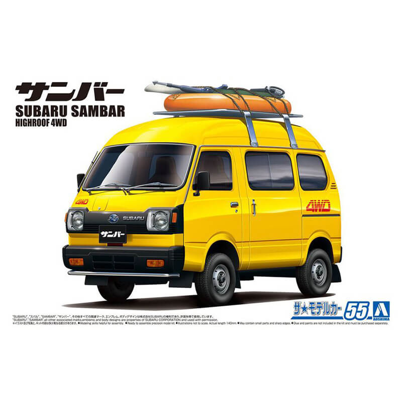 Aoshima 1/24 Subaru TT1 Sambar High-Roof 4WD '80 Kit