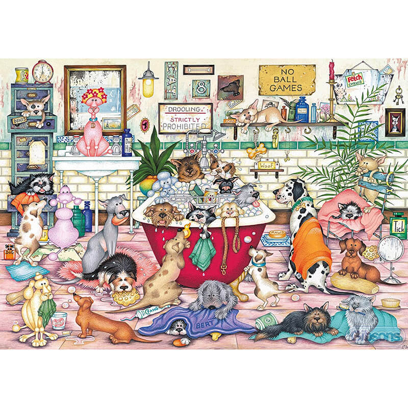 Bert's Bath Night By Linda Jane Smith 500pc Puzzle
