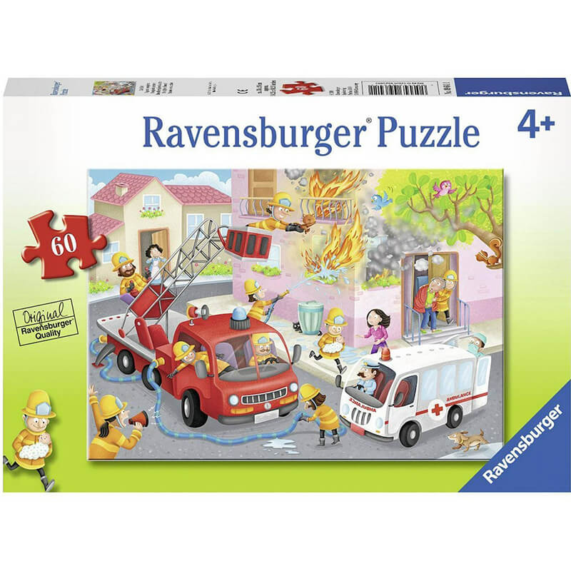 Firefighter Rescue! 60pcs Puzzle