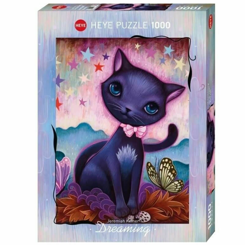 Black Kitty By Jeremiah Ketner 1000pc Puzzle