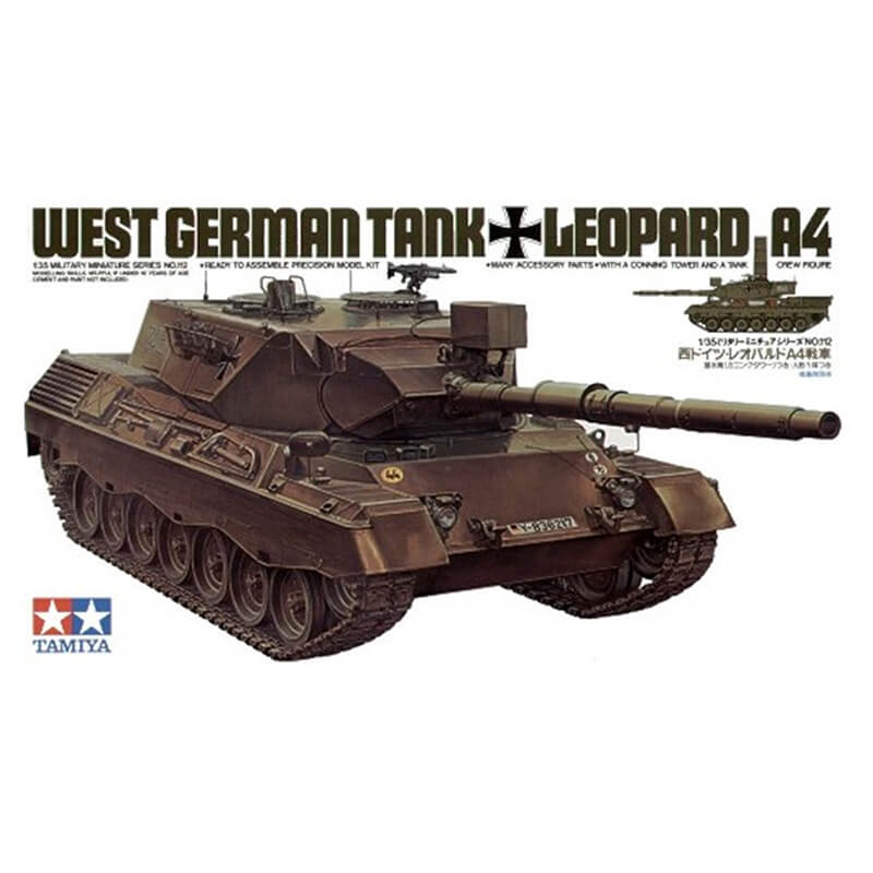 Tamiya 1/35 West German Tank Leopard A4 Kit