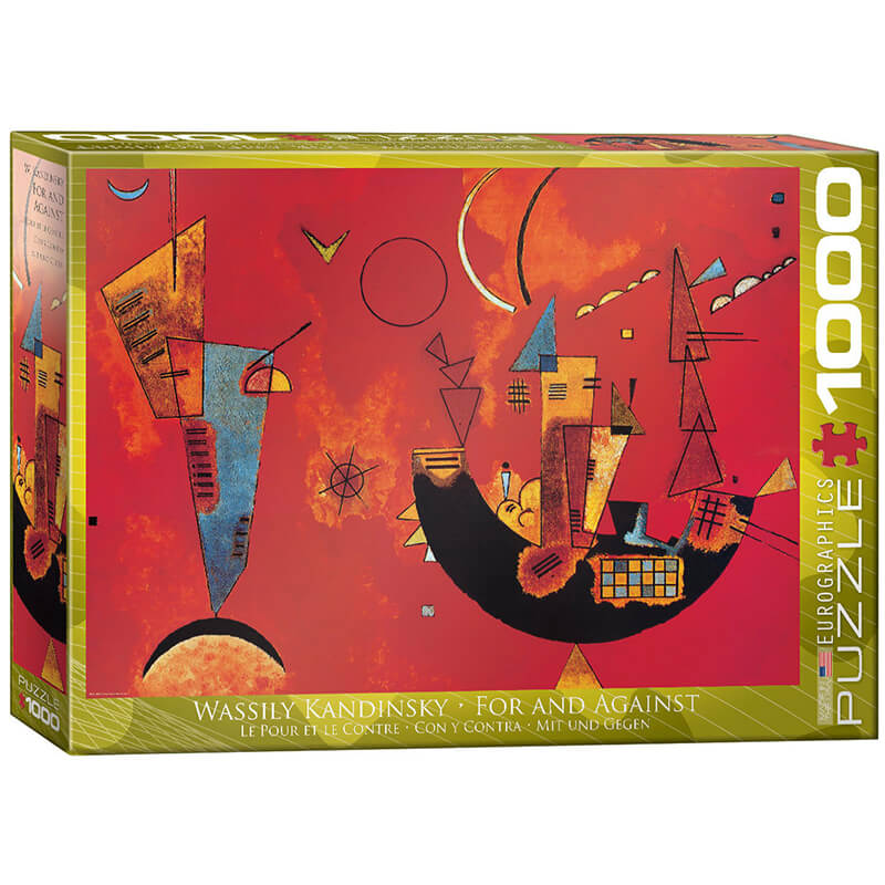 For And Against By Wassily Kandinsky 1000pc Puzzle