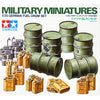Tamiya 1/35 Military Miniatures German Fuel Drum Set Kit