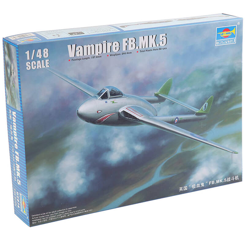 Trumpeter 1/48 Vampire FB.MK.5 Kit