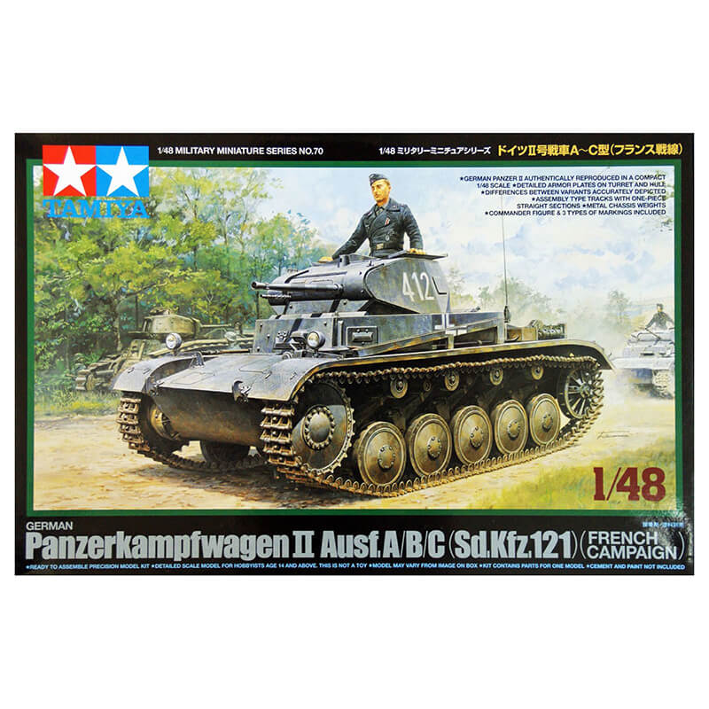 Tamiya 1/48 German Panzerkampfwagen II Ausf.A/B/C (Sd.Kfz.121) (French Campaign) Kit