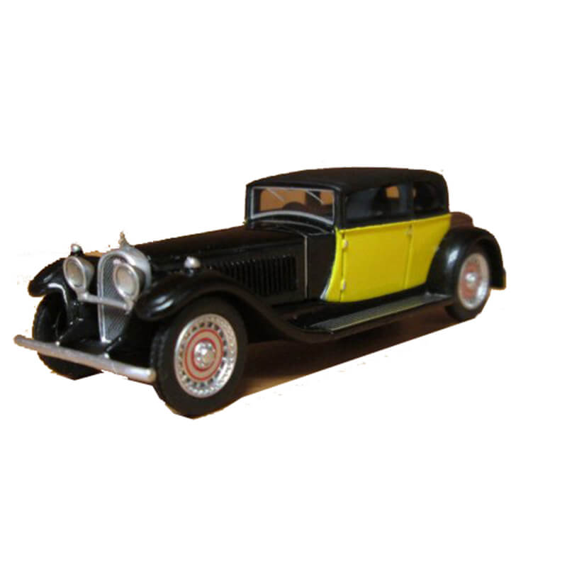 BoS Models 1/87 Bugatti Type 41 Royale Coach Weymann (Black/Yellow)