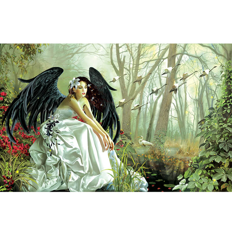 Swan Song by Nene Thomas 1000pc Puzzle