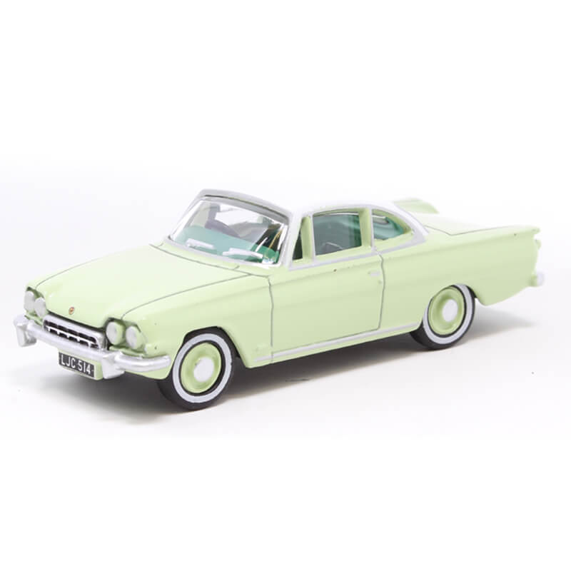 Oxford 1/76 Ford Consul Capri (Lime Green/Ermine White)