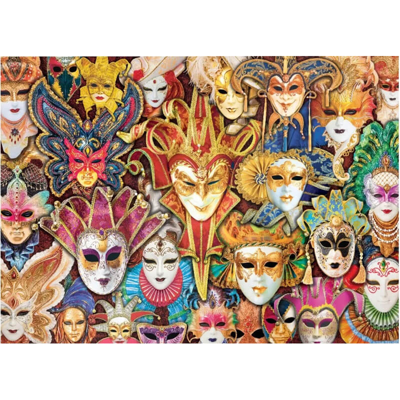 Venetian Masks 1000pc Puzzle