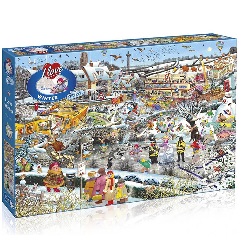 I Love Winter 1000pc Puzzle