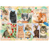 Cat Stamps 1000pc Puzzle