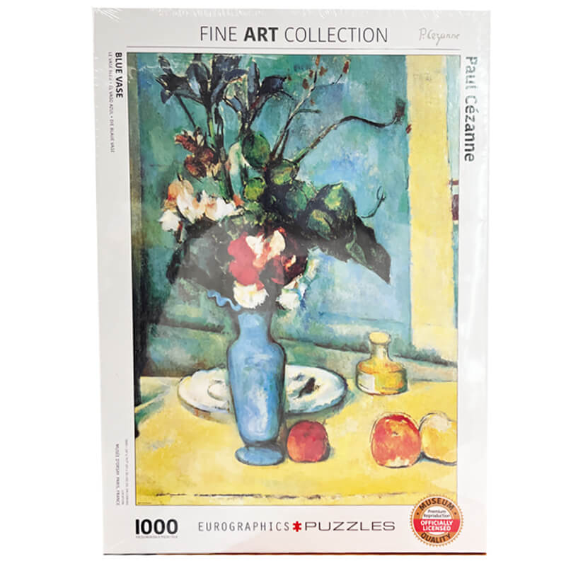 Blue Vase by Paul Cezanne 1000pc Puzzle