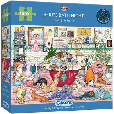 Bert's Bath Night By Linda Jane Smith 500pc Puzzle