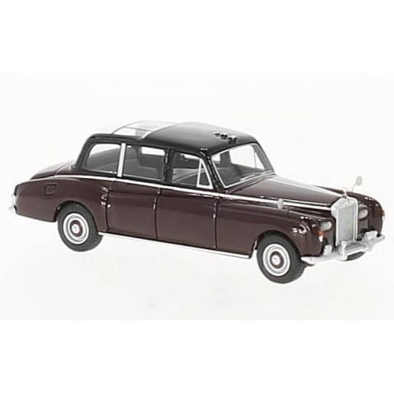 BoS Models 1/87 Rolls-Royce Phantom VI "Queen Elizabeth" (Dark Red/Black)