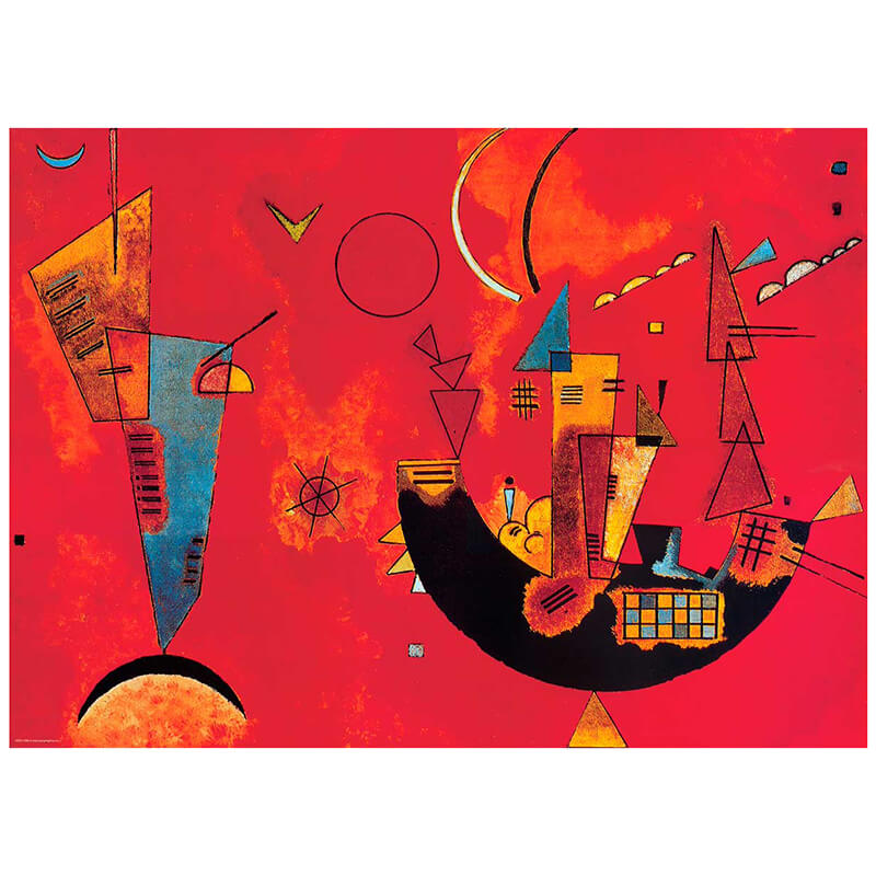 For And Against By Wassily Kandinsky 1000pc Puzzle