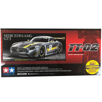 Tamiya 1/10 Mercedes-AMG GT3 TT-02 Chassis RC Kit