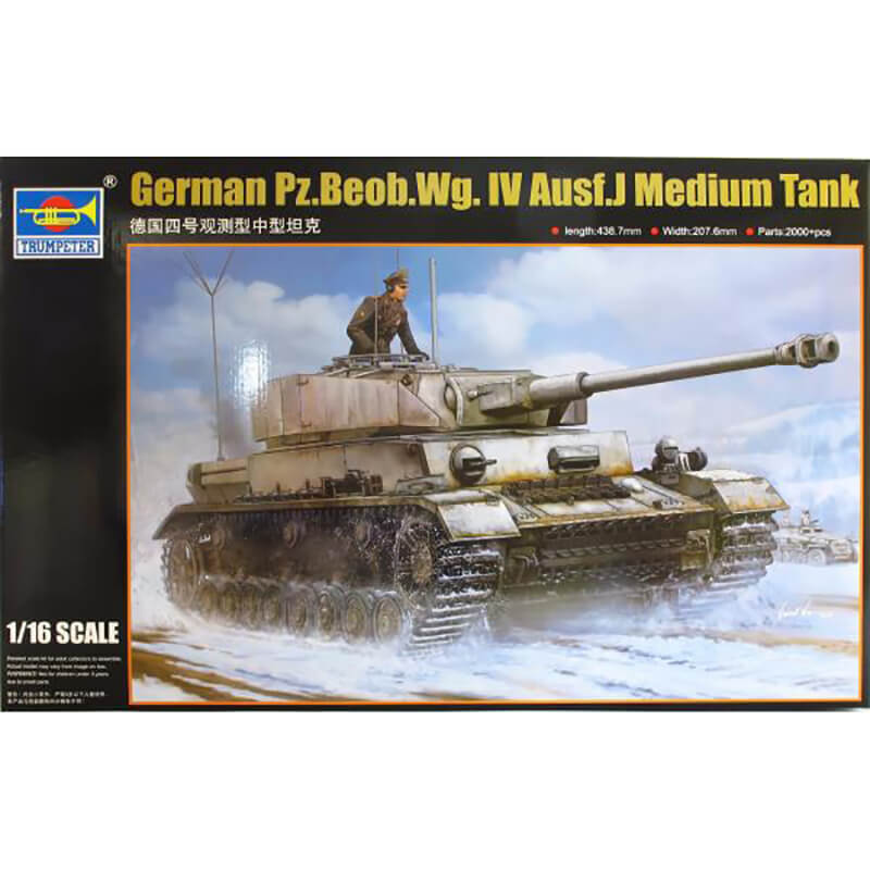 Trumpeter 1/16 German Pz.Beob.Wg. IV Aust.J Medium Tank Kit