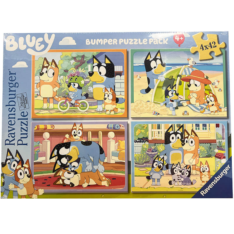 Bluey Gotta Be Done! 4x42pcs Puzzle