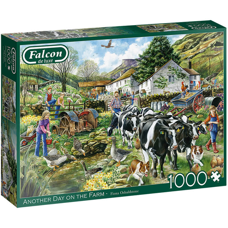 Another Day on the Farm By Fiona Osbaldstone 1000pc Puzzle