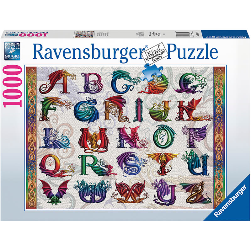 Dragon Alphabet 1000pcs Puzzle