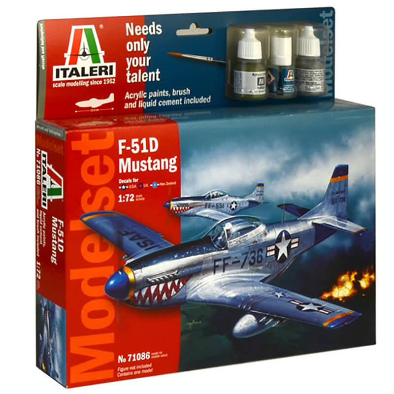 Italeri 1/72 F-51D Mustang Kit