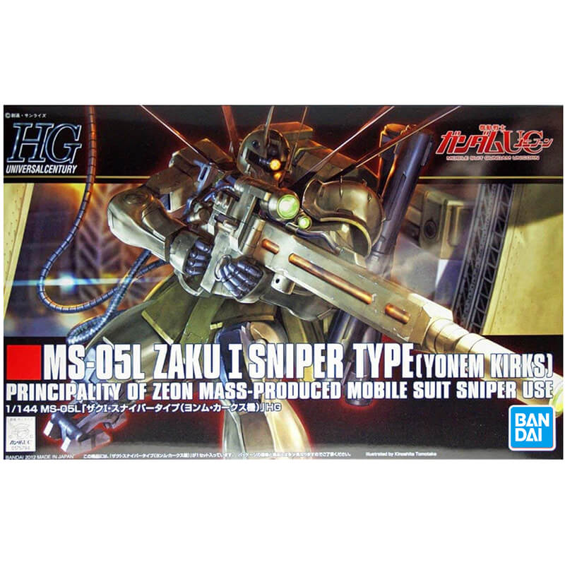 Bandai 1/144 HG MS-05L Zaku I Sniper Type (Yonem Kirks) Kit