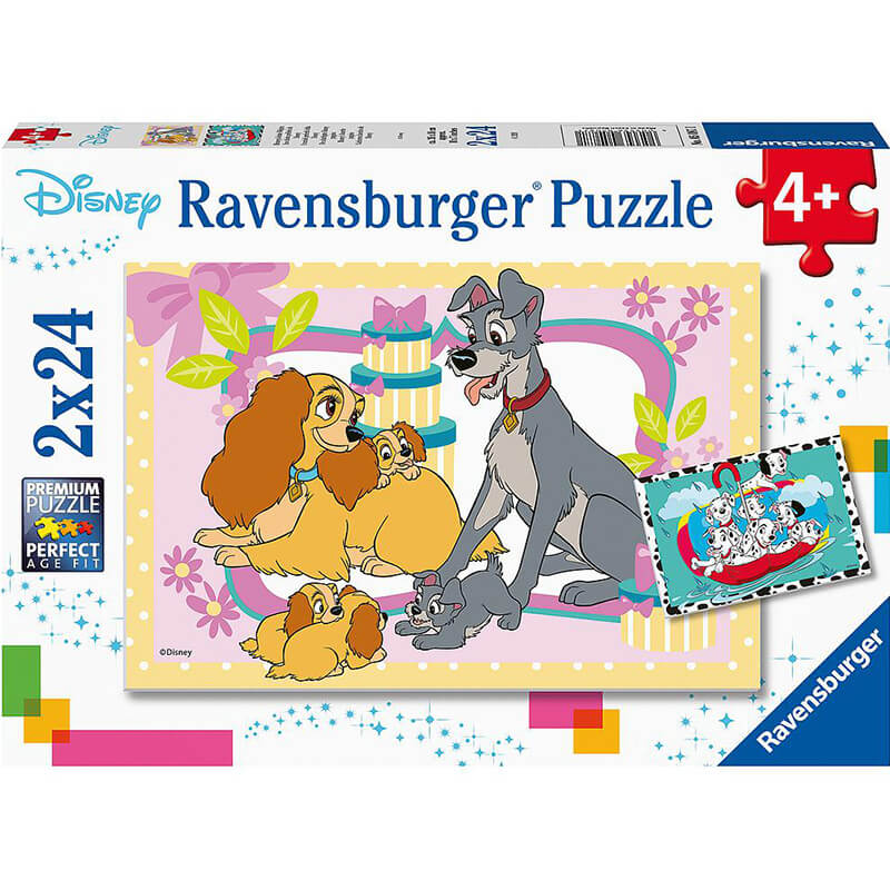 Disney's Favorite Puppies 2x24pcs Puzzle