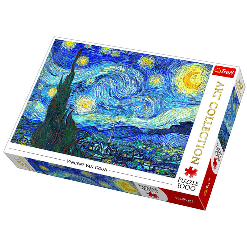 The Starry Night, Vincent Van Gogh 1000pc Puzzle