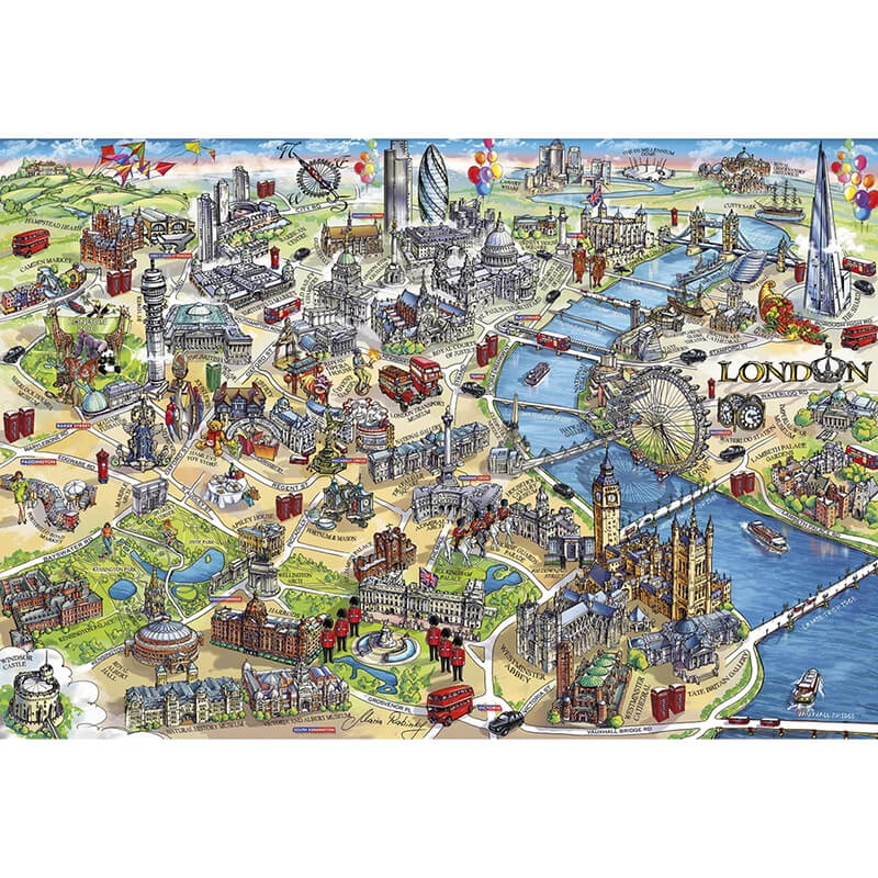 London Landmarks 500pc Puzzle