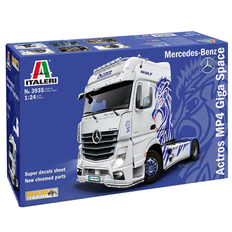 Italeri 1/24 Mercedes-Benz Actros MP4 Giga Space Kit