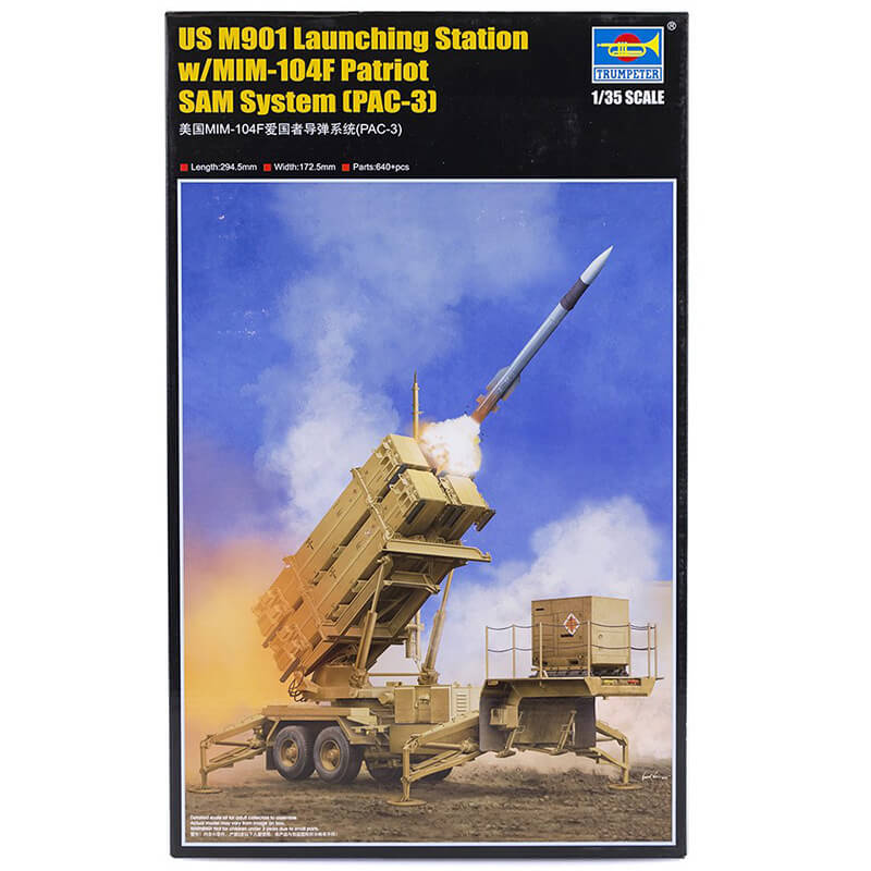 Trumpeter 1/35 US M901 Launching Station w/MIM-104F Patriot SAM System (PAC-3) Kit