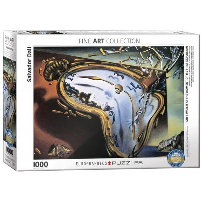 Soft Watch at the Moment of its First Explosion by Salvador Dali 1000pc Puzzle