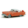 Oxford 1/87 Ford Thunderbird 1956 (Sunset Coral/Colonial White)