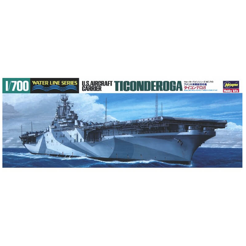 Hasegawa 1/700 U.S.Aircraft Carrier Ticonderoga Kit
