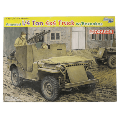 Dragon 1/35 Armored 1/4 Ton 4x4 Truck w/Bazookas Kit