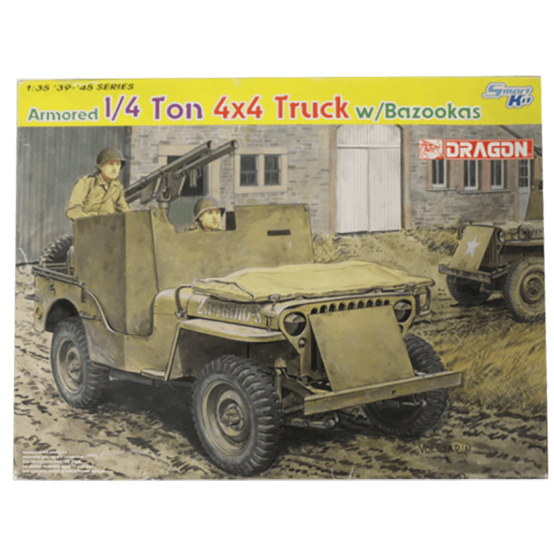 Dragon 1/35 Armored 1/4 Ton 4x4 Truck w/Bazookas Kit