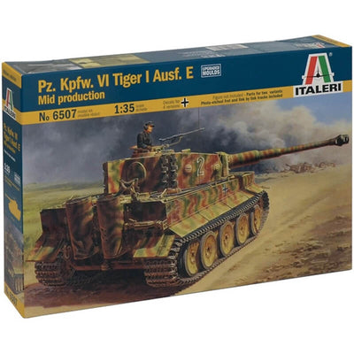 Italeri 1/35 Pz.Kpfw. VI Tiger I Ausf. E Mid Production Kit