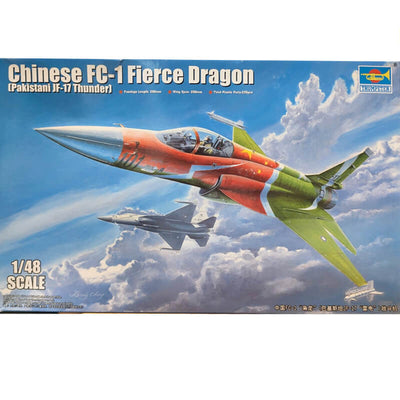 Trumpeter 1/48 Chinese Fierce Dragon FC-1 (Pakistani JF-17 Thunder) Kit