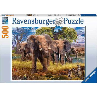 Elephant Family 500pcs Puzzle