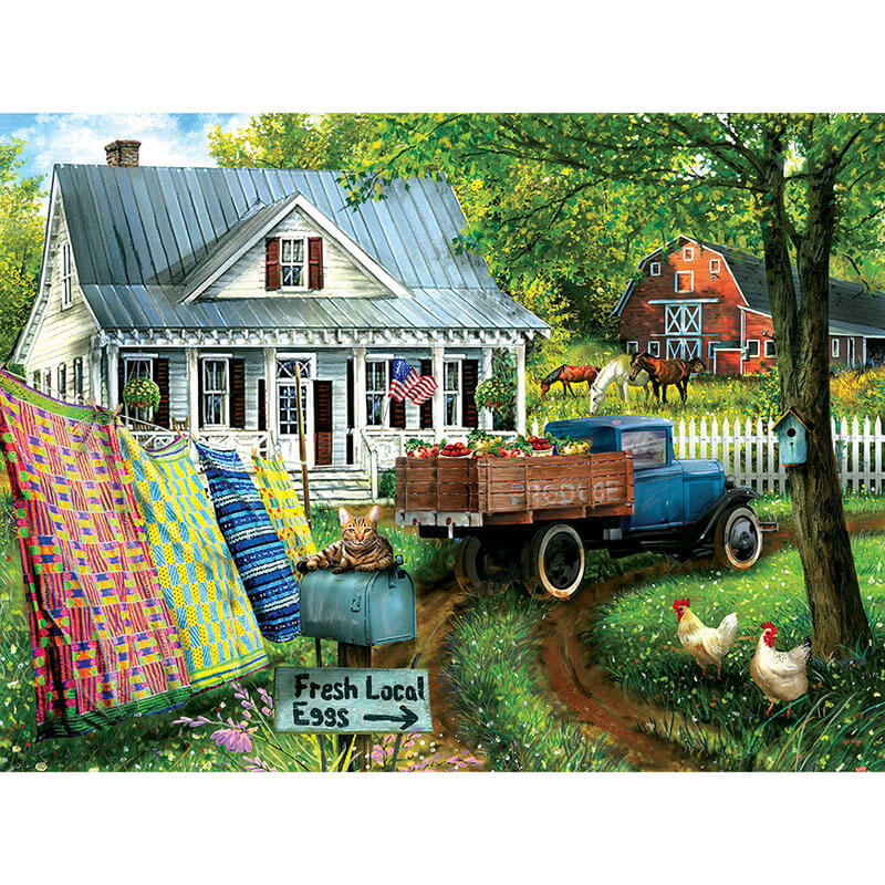 Countryside Living by Tom Wood 1000pc Puzzle