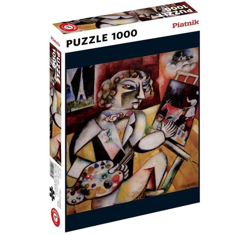 Self-Portrait with Seven Fingers by Marc Chagall (1887-1985) 1000pc Puzzle