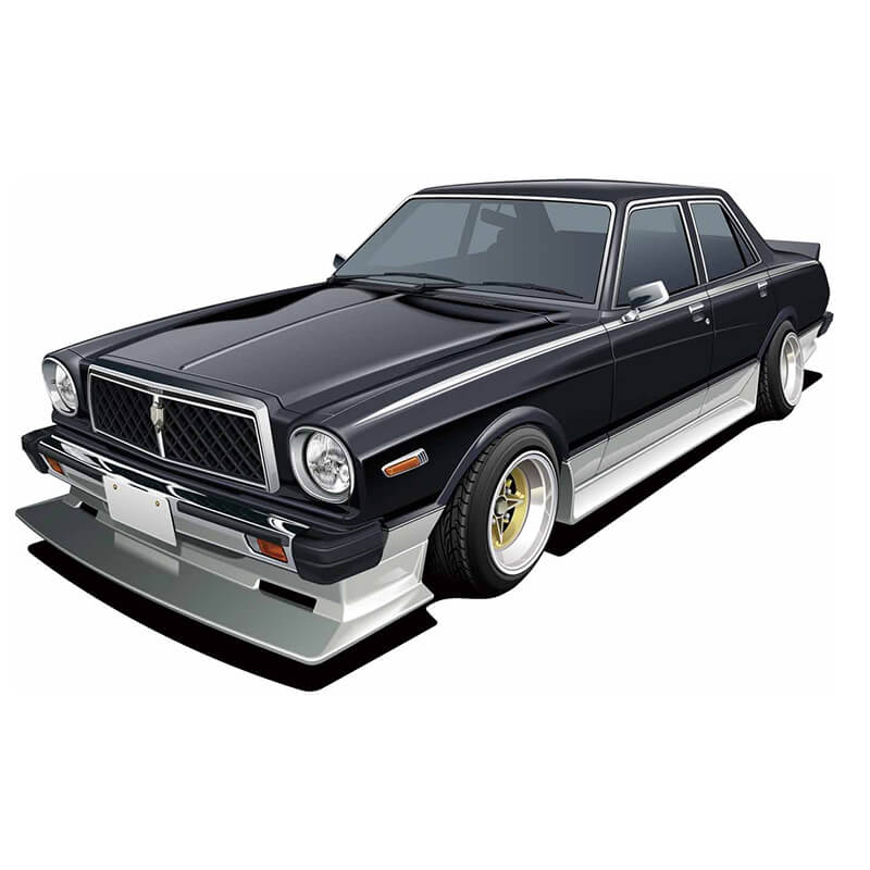 Fujimi 1/24 Toyota Chaser 4 Door Sedan X40 Kit
