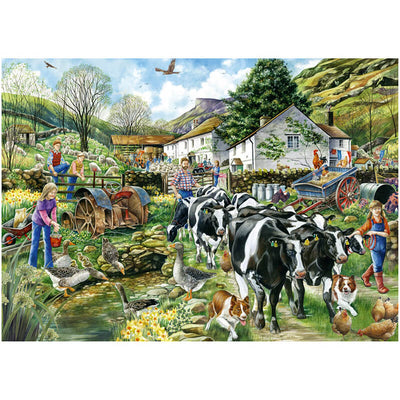 Another Day on the Farm By Fiona Osbaldstone 1000pc Puzzle