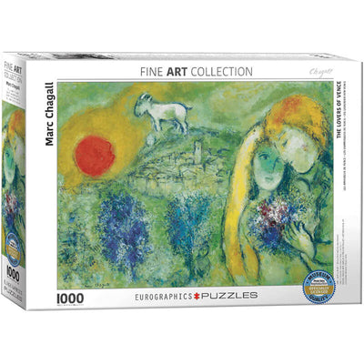 The Lovers of Venice by Marc Chagall 1000pc Puzzle
